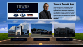 What Towneautogroup.ca website looked like in 2020 (4 years ago)