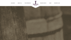 What Thatchwinery.com website looked like in 2020 (4 years ago)