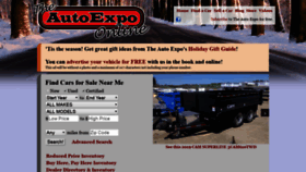 What Theautoexpo.com website looked like in 2020 (4 years ago)