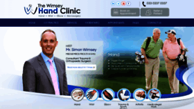 What Thewimseyhandclinic.co.uk website looked like in 2020 (4 years ago)