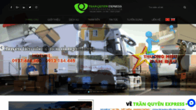 What Tranquyenexpress.vn website looked like in 2020 (4 years ago)