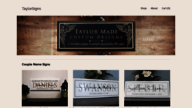 What Taylorsigns.net website looked like in 2020 (4 years ago)