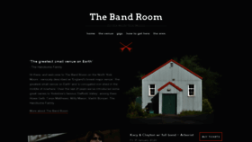 What Thebandroom.co.uk website looked like in 2020 (4 years ago)