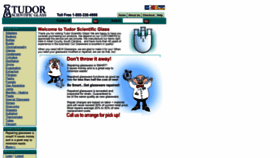 What Tudorscientific.com website looked like in 2020 (4 years ago)