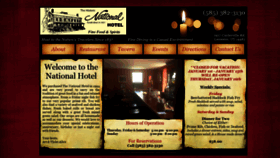What Thenationalhotel.net website looked like in 2020 (4 years ago)