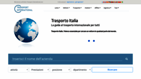 What Trasporto.fr website looked like in 2020 (4 years ago)