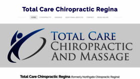 What Totalcarechiro.ca website looked like in 2020 (4 years ago)