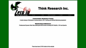 What Thinkresearchinc.com website looked like in 2020 (6 years ago)