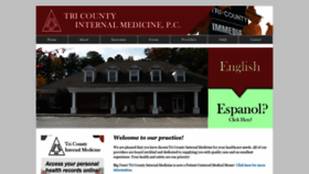 What Tricountymedicine.com website looked like in 2020 (4 years ago)