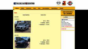 What Talsuautocentrs.lv website looked like in 2020 (4 years ago)