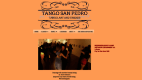 What Tangosanpedro.com website looked like in 2020 (4 years ago)