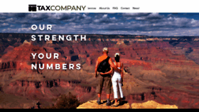 What Taxcompany.com website looked like in 2020 (4 years ago)