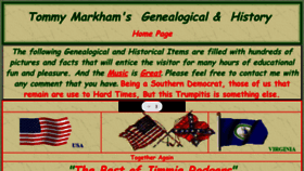 What Tommymarkham.com website looked like in 2020 (4 years ago)