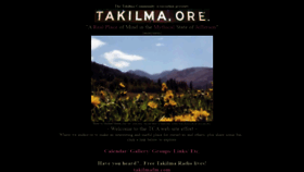 What Takilma.org website looked like in 2020 (4 years ago)