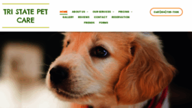 What Tristatepetcare.com website looked like in 2020 (4 years ago)