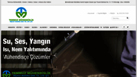 What Temmuzmuhendislik.com website looked like in 2020 (4 years ago)