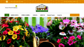 What Terragardencenter.com website looked like in 2020 (4 years ago)