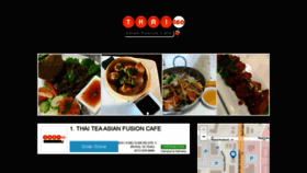 What Thaiteaasianfusioncafe.com website looked like in 2020 (4 years ago)