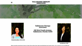 What Tallahasseetherapyassociates.com website looked like in 2020 (4 years ago)