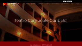 What Teatrogaribaldi.org website looked like in 2020 (4 years ago)