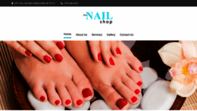 What Thenailshopllcbentonville.com website looked like in 2020 (4 years ago)