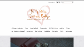What Theweddingstationeryboutique.com website looked like in 2020 (4 years ago)