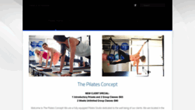What Thepilatesconcept.com website looked like in 2020 (4 years ago)