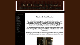 What Theoldcountrycupboard.com website looked like in 2020 (4 years ago)