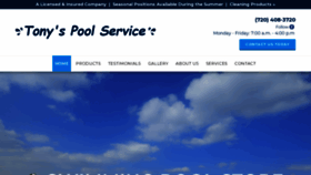 What Tonyspoolservice.com website looked like in 2020 (4 years ago)