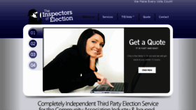 What Theinspectorsofelection.com website looked like in 2020 (4 years ago)