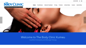 What Thebodyclinic.co.nz website looked like in 2020 (4 years ago)