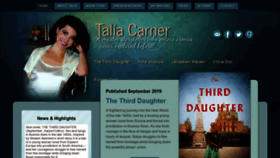 What Taliacarner.com website looked like in 2020 (4 years ago)