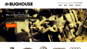 What Thebughouse.com website looked like in 2020 (4 years ago)