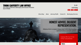What Thomcaffertylaw.com website looked like in 2020 (4 years ago)
