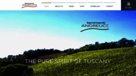 What Tenimentiandreucci.com website looked like in 2020 (6 years ago)