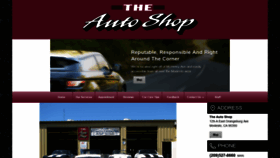 What Theautoshop.biz website looked like in 2020 (4 years ago)