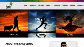 What Thekneeclinic.in website looked like in 2020 (4 years ago)