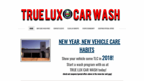 What Trueluxcarwash.com website looked like in 2020 (4 years ago)