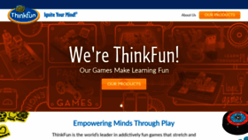 What Thinkfun.co.uk website looked like in 2020 (4 years ago)