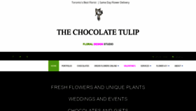 What Thechocolatetulip.com website looked like in 2020 (4 years ago)