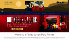 What Texasjumps.com website looked like in 2020 (4 years ago)