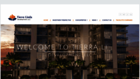 What Tierralindadevelopment.com website looked like in 2020 (4 years ago)
