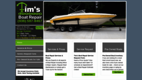 What Timsboatrepair.com website looked like in 2020 (4 years ago)