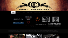 What Tribalironcustoms.com website looked like in 2020 (4 years ago)