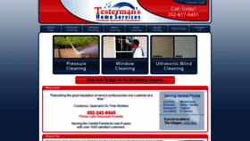 What Testermanshomeservices.com website looked like in 2020 (4 years ago)