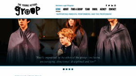 What Theyoungactorsgroup.com website looked like in 2020 (4 years ago)