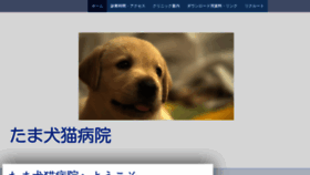 What Tama-dogcat-hospital.jp website looked like in 2020 (4 years ago)