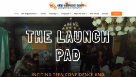 What Thelaunchpadteencenter.org website looked like in 2020 (4 years ago)
