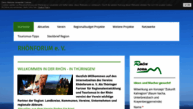 What Thueringerrhoen.de website looked like in 2020 (4 years ago)