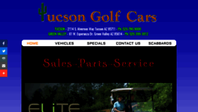 What Tucsongolfcars.com website looked like in 2020 (4 years ago)